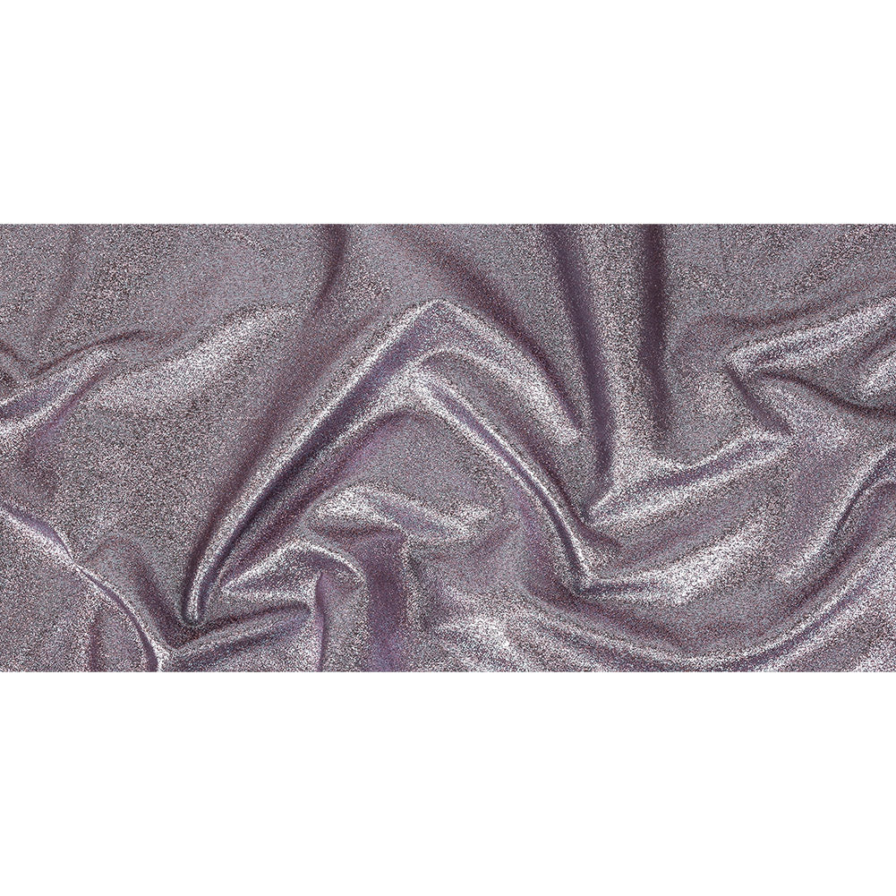 Cygnus Metallic Sky Blue and Pink Crinkled Lame Luxury Brocade Full