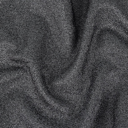 Cygnus Metallic Black and Silver Crinkled Lame Luxury Brocade