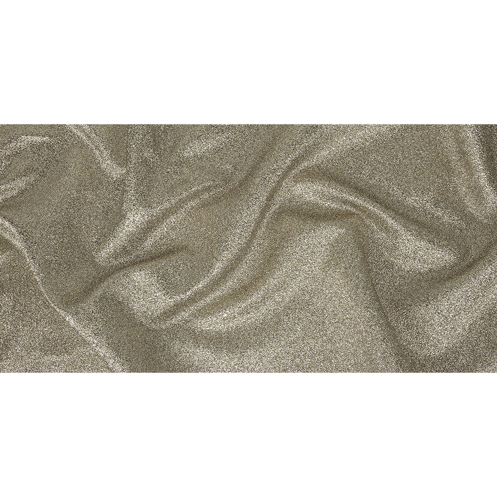 Cygnus Metallic Silver and Gold Crinkled Lame Luxury Brocade Full