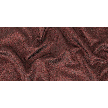 Cygnus Metallic Red and Black Crinkled Lame Luxury Brocade Full