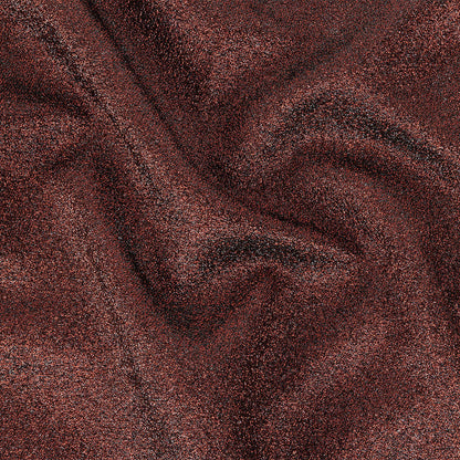 Cygnus Metallic Red and Black Crinkled Lame Luxury Brocade
