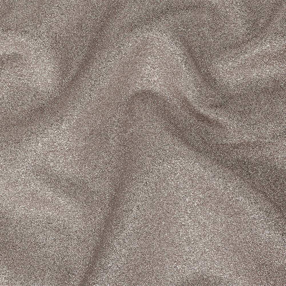 Cygnus Metallic Rose Gold and Silver Crinkled Lame Luxury Brocade
