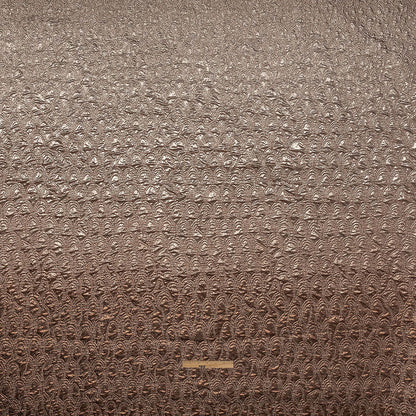 Mood Exclusive Metallic Rose Gold and Silver Feathers Ombre Luxury Brocade Panel Full