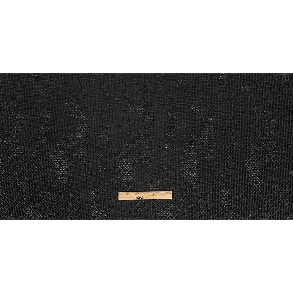 Mood Exclusive Jolene Metallic Black Tiny Diamonds Quilted Luxury Brocade Full