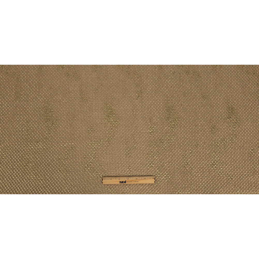 Mood Exclusive Jolene Metallic Gold Tiny Diamonds Quilted Luxury Brocade Full