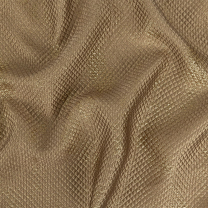 Mood Exclusive Jolene Metallic Gold Tiny Diamonds Quilted Luxury Brocade