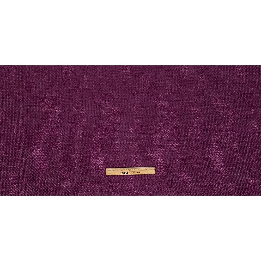 Mood Exclusive Jolene Metallic Fuchsia Tiny Diamonds Quilted Luxury Brocade Full