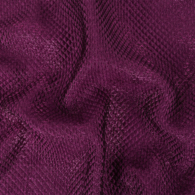Mood Exclusive Jolene Metallic Fuchsia Tiny Diamonds Quilted Luxury Brocade
