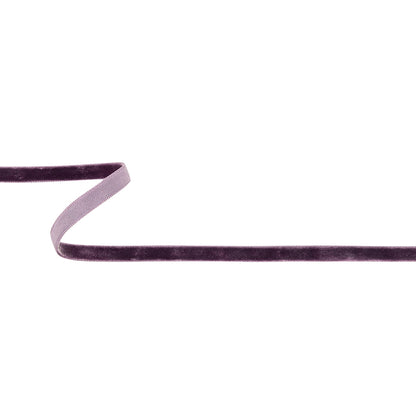 Plum Perfect Single Face Velvet Ribbon - 0.3125"