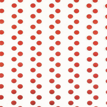 Vintage Red Polka Dot Iron-On Film - 4" Detail