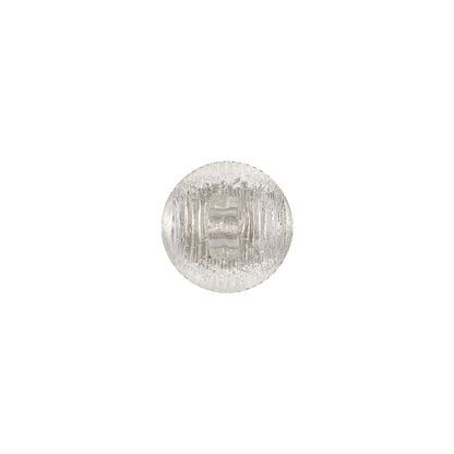 Transparent Striped Dome Shaped Plastic Shank Back Button - 17L/10.5mm Detail