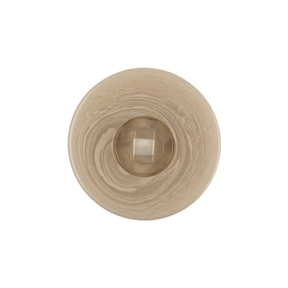 Overcast and Cannoli Cream Swirl Dome Shaped Plastic Shank Back Button - 36L/23mm Detail