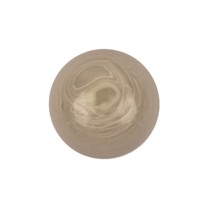 Overcast and Cannoli Cream Swirl Dome Shaped Plastic Shank Back Button - 36L/23mm