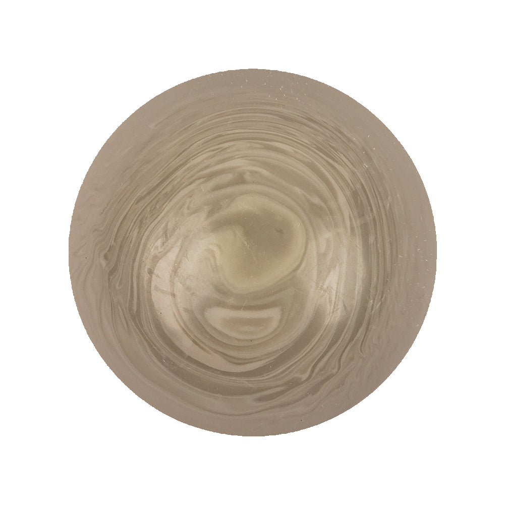 Overcast and Cannoli Cream Swirl Dome Shaped Plastic Shank Back Button - 44L/28mm