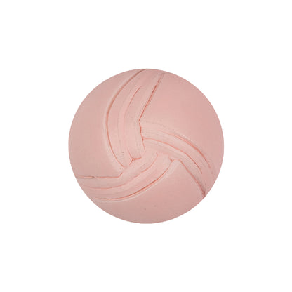 Italian Rose Quartz Abstract Dome Shaped Shank Back Button - 36L/23mm