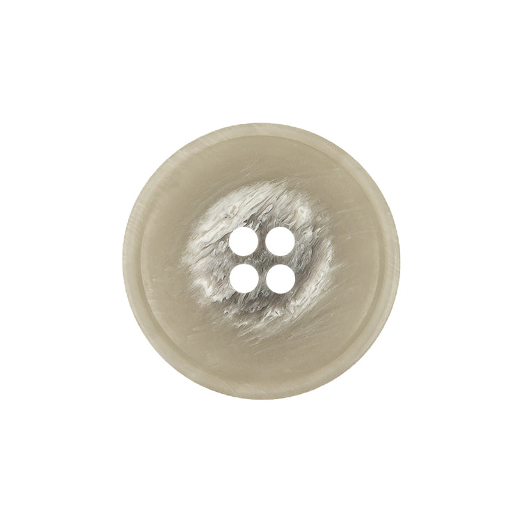 template--26688905969737__main-Italian Light Gray and White Striated 4-Hole Plastic Button - 36L/23mm