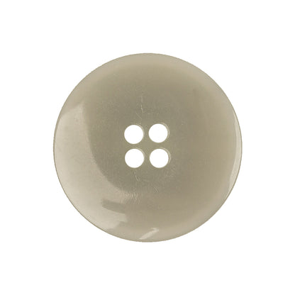 Italian Light Gray and White Striated 4-Hole Plastic Button - 40L/25.5mm Detail