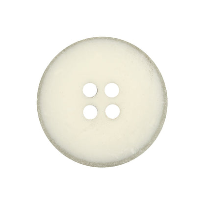 Pale Silver Shimmer 4-Hole Plastic Inkwell Button - 40L/25.5mm Detail