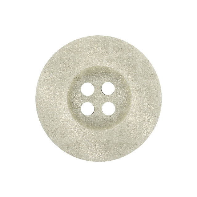 Pale Silver Shimmer 4-Hole Plastic Inkwell Button - 40L/25.5mm