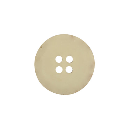 Cloud Cream, Brown and Orange Speckled 4-Hole Textured Button - 32L/20mm Detail