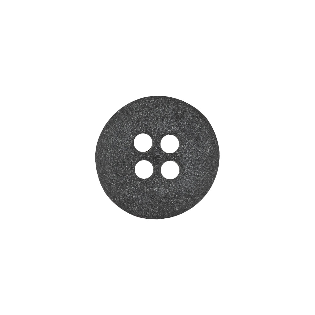 Matte Stone Low Convex 4-Hole Plastic Button - 24L/15mm Detail