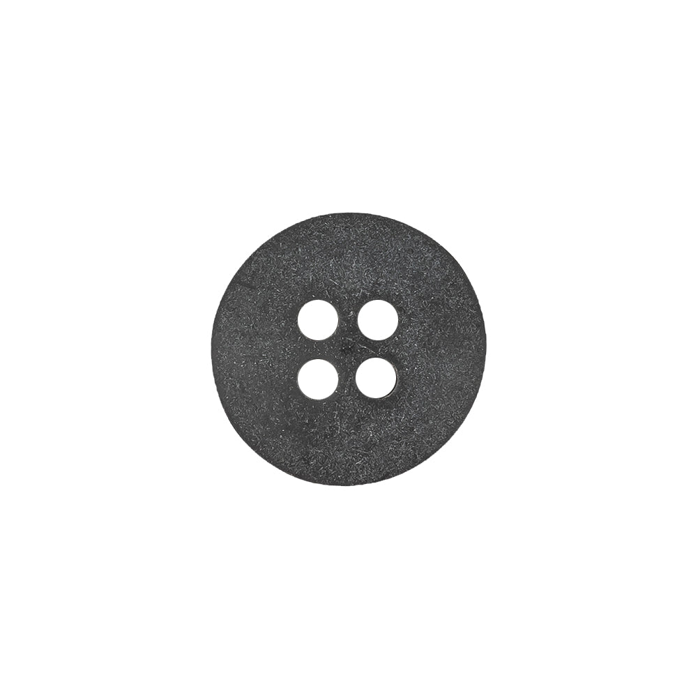 Matte Stone Low Convex 4-Hole Plastic Button - 24L/15mm