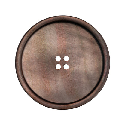 Sunset Vibes Iridescent Narrow Rim 4-Hole Shell Button - 48L/30.5mm