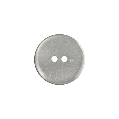 Italian Silver and Gray Iridescent Scales 2-Hole Plastic Button - 28L/18mm Detail