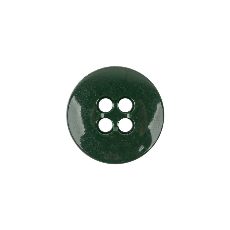 template--25130090922057__main-Hunter Green Low Convex 4-Hole Plastic Button - 27L/17mm