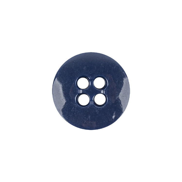 template--26688905969737__main-Atlantic Blue Low Convex 4-Hole Plastic Button - 27L/17mm