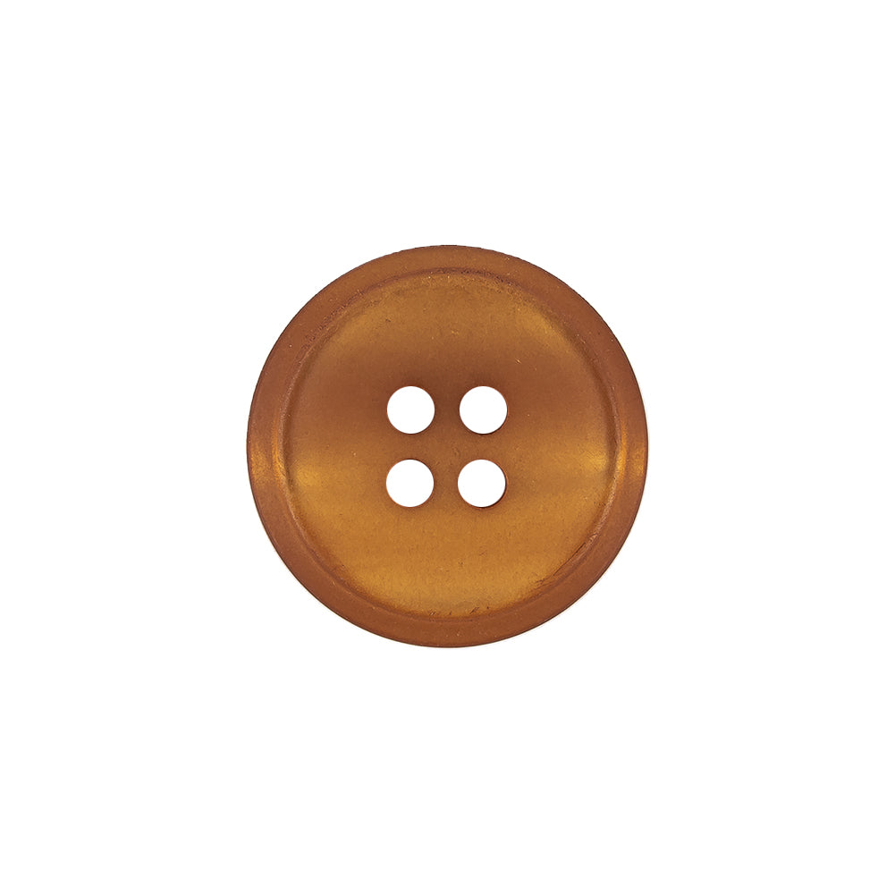 Harvest Iridescent Narrow Rim 4-Hole Plastic Button - 30L/19mm