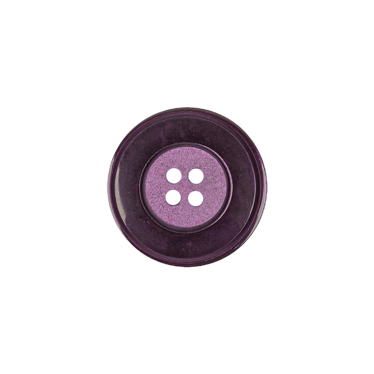 template--26688905969737__main-Purple Iridescent and Matte Shallow Plate 4-Hole Plastic Button - 28L/18mm