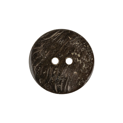 Silver and Gray 2-Hole Faux Shell Button - 36L/23mm Detail