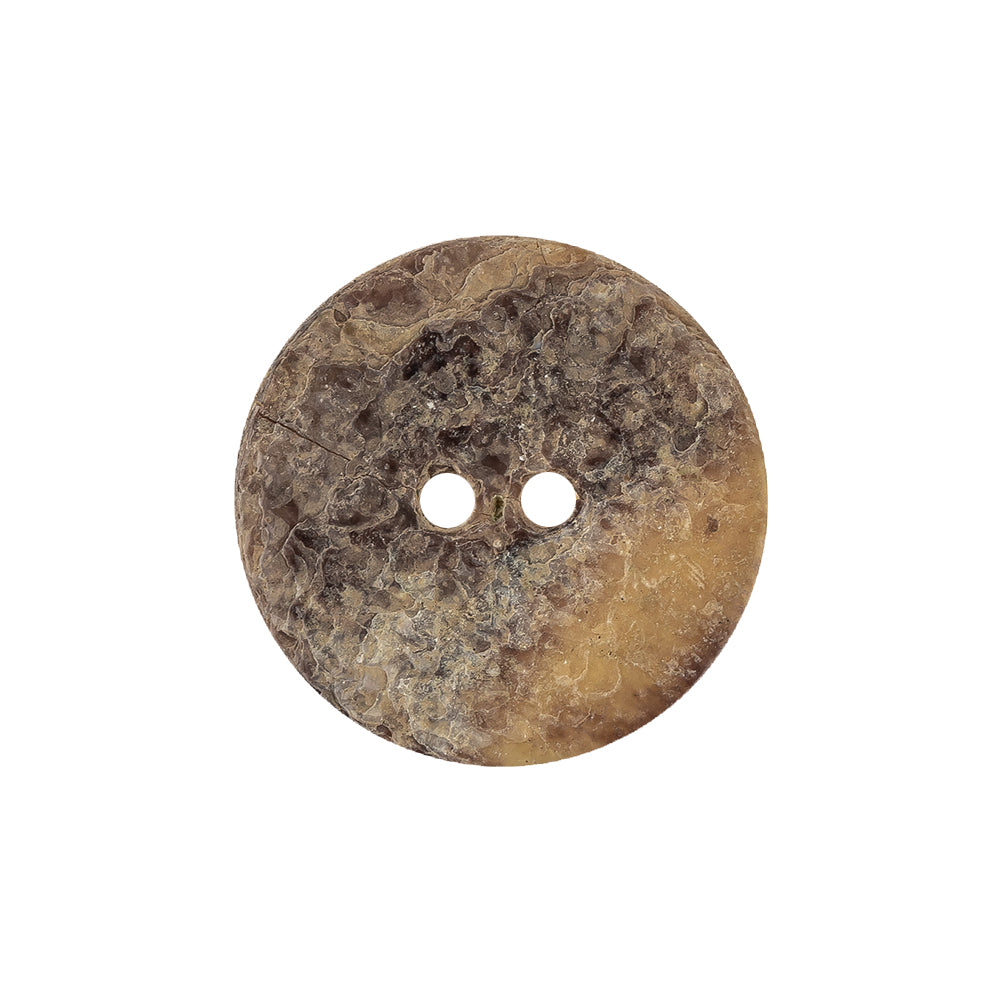 Rainy Day and Greige Iridescent 2-Hole Shell Button - 36L/23mm Detail