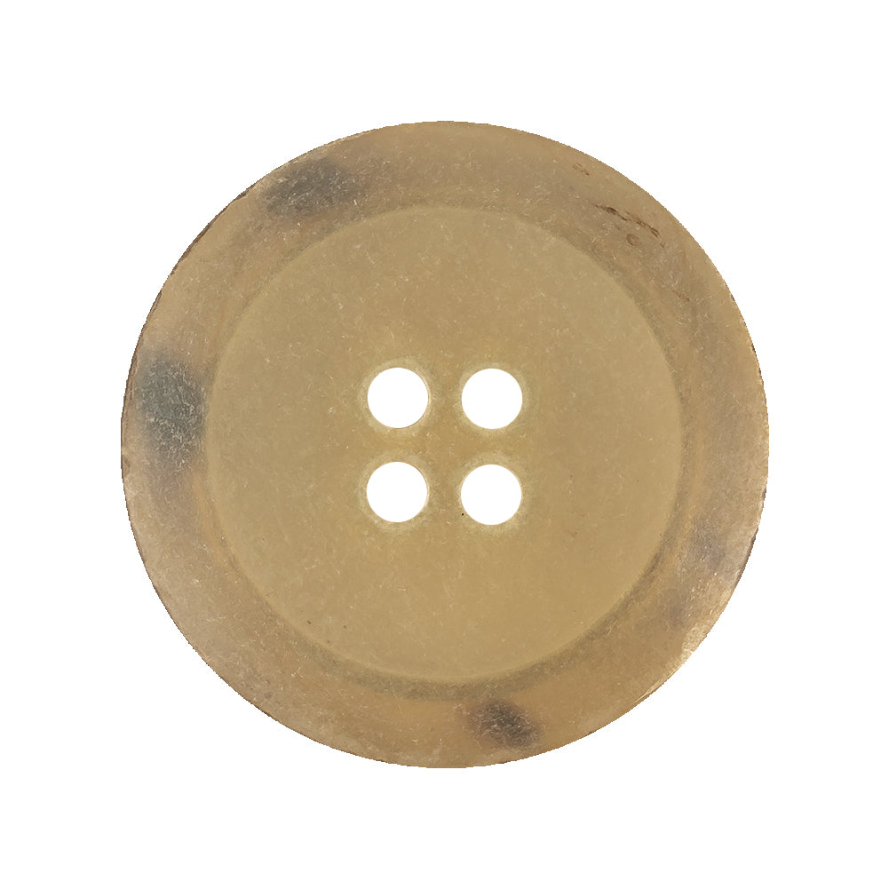 Desert Dirt and Brown Abstract 4-Hole Shallow Plate Plastic Button - 44L/28mm Detail