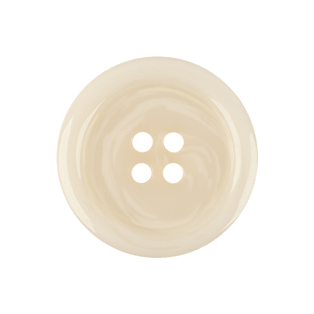 Italian Natural Swirls Tire Rimmed 4-Hole Plastic Button - 40L/25.5mm