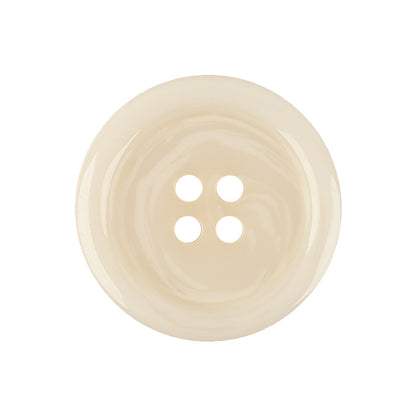 Italian Natural Swirls Tire Rimmed 4-Hole Plastic Button - 40L/25.5mm