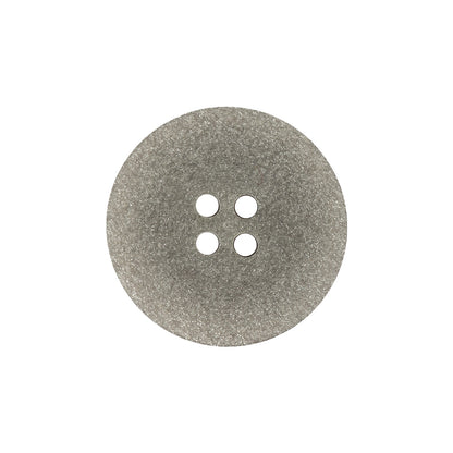 Italian Light Satin Gray Speckled Narrow Rim 4-Hole Button - 35L/22mm Detail