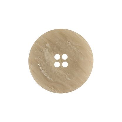 Pistachio Shell and Light Gray Striated Narrow Rim 4-Hole Button - 36L/23mm Detail