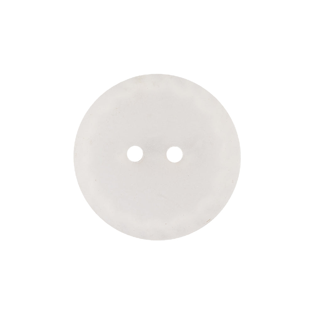 Translucent Frosted Glass-like Button with Star White Etched Rim - 36L/23mm Detail