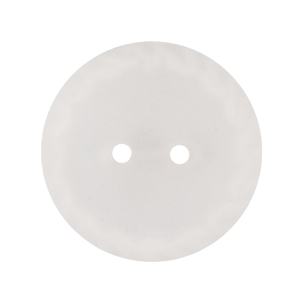Translucent Frosted Glass-like Button with Star White Etched Rim - 44L/28mm Detail