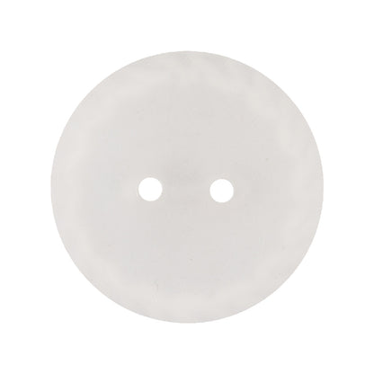 Translucent Frosted Glass-like Button with Star White Etched Rim - 44L/28mm Detail