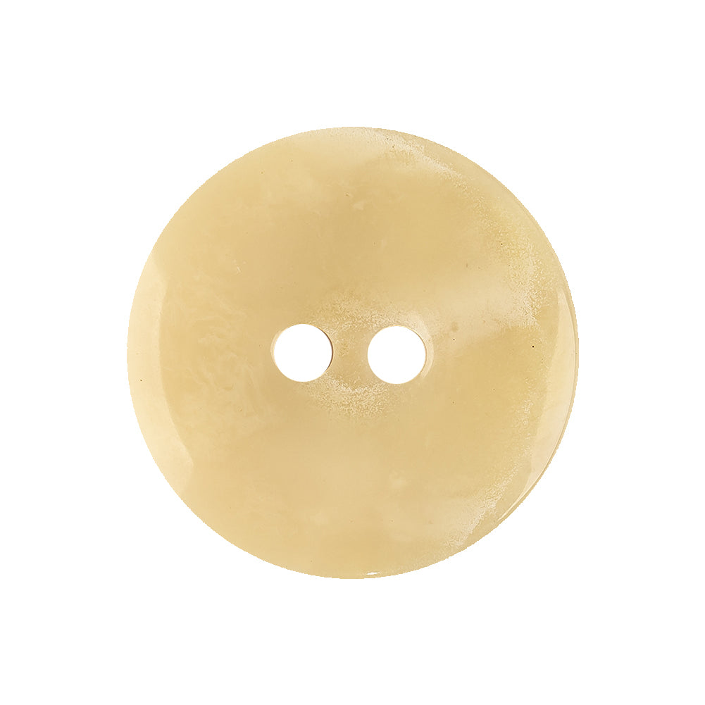 Italian Sand and Satin White Swirls 2-Hole Plastic Button - 40L/25.5mm