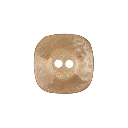 Wheat Iridescent Deepwell 2-Hole Plastic Button - 36L/23mm Detail