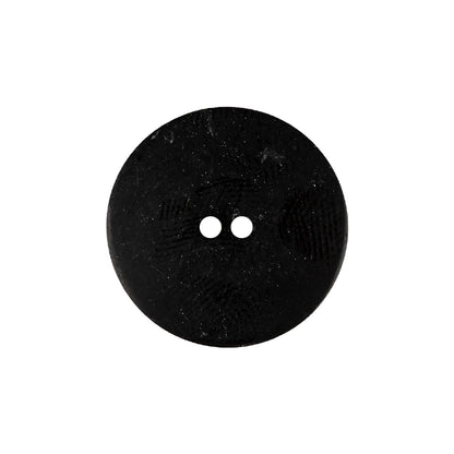 Italian Light and Dark Gray Zebra Swirls Beveled Edge 2-Hole Plastic Button - 36L/23mm Detail