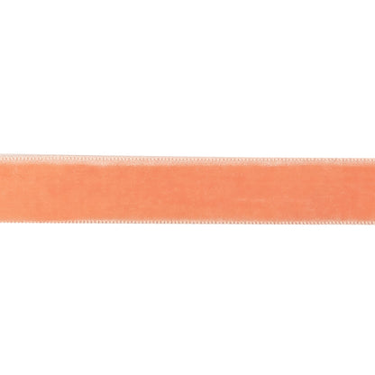 Coral Reef Single Face Velvet Ribbon - 0.625" Detail