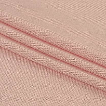 Baby Pink Lightweight Stretch Rayon Jersey Folded