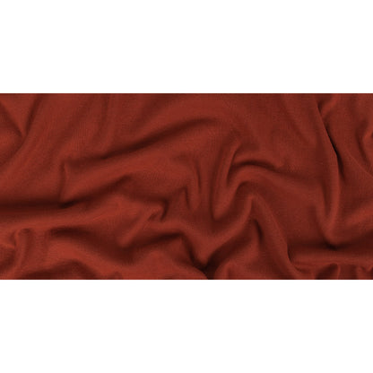 Cotton Tubular 1x1 Rib Knit - Red Ochre Full