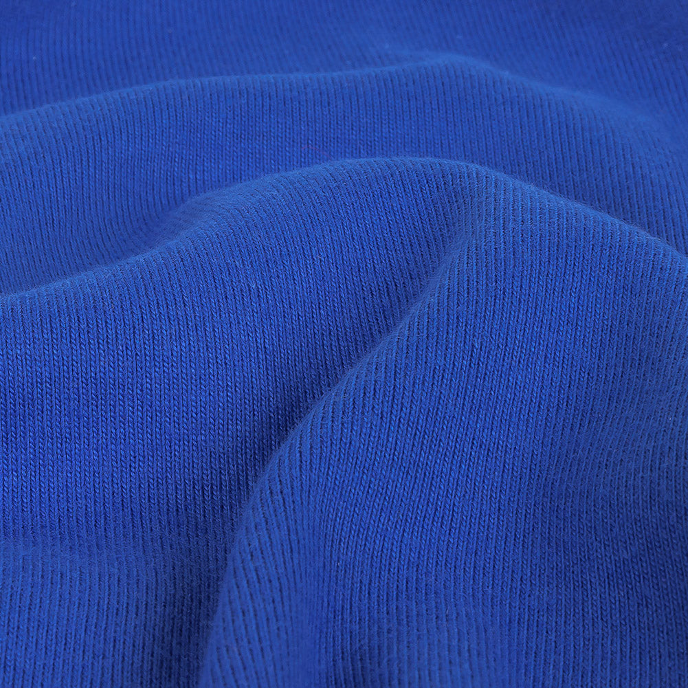 Cotton Tubular 1x1 Rib Knit - Blue Detail