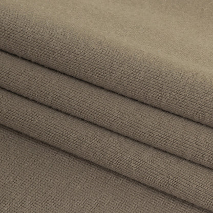 Cotton Tubular 1x1 Rib Knit - Moon Rock Folded